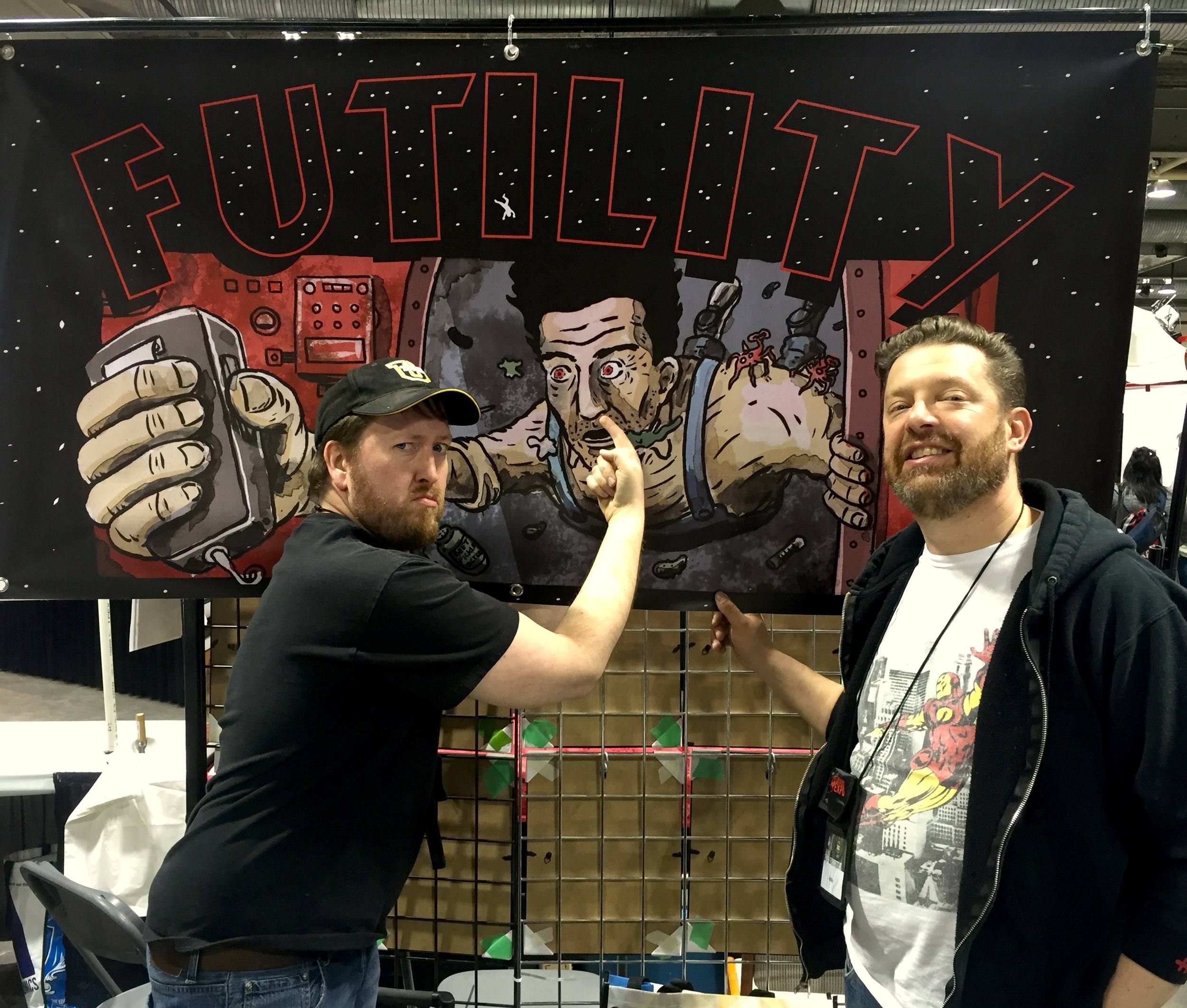 Cam Hayden (left) & Rick Overwater (right) at Calgary Expo 2016. (Phot0 credit: Chris Doucher/GeekNerdNet)