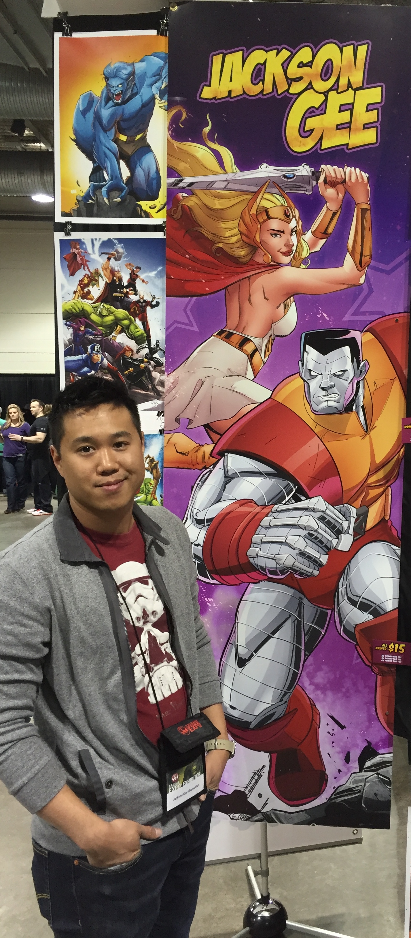 Jackson Gee at Calgary Expo 2016. (Photo credit: Chris Doucher/GeekNerdNet)