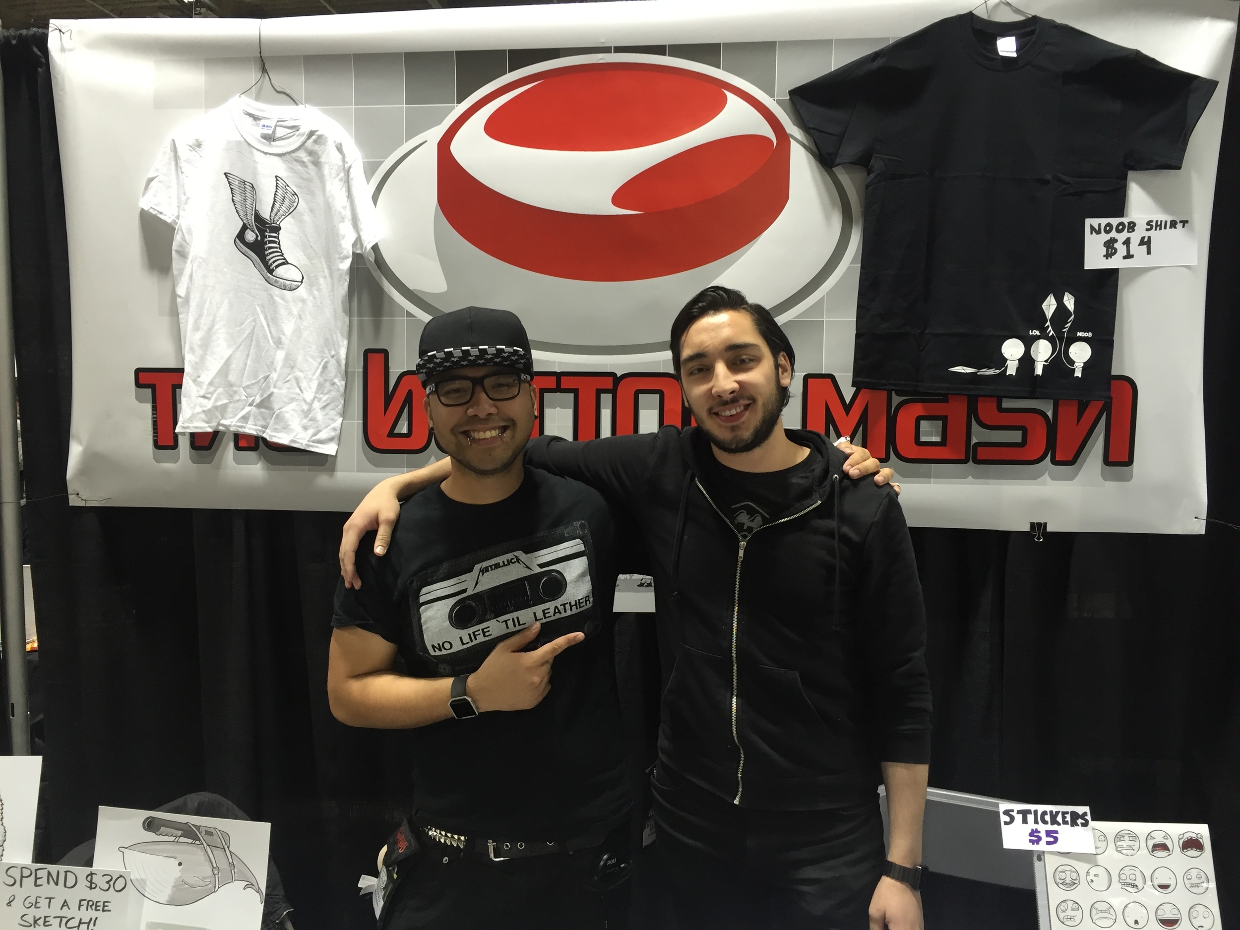 Enzo Comics and Button Mash Productions at Calgary Expo 2016. (Photo credit: Chris Doucher/GeekNerdNet)