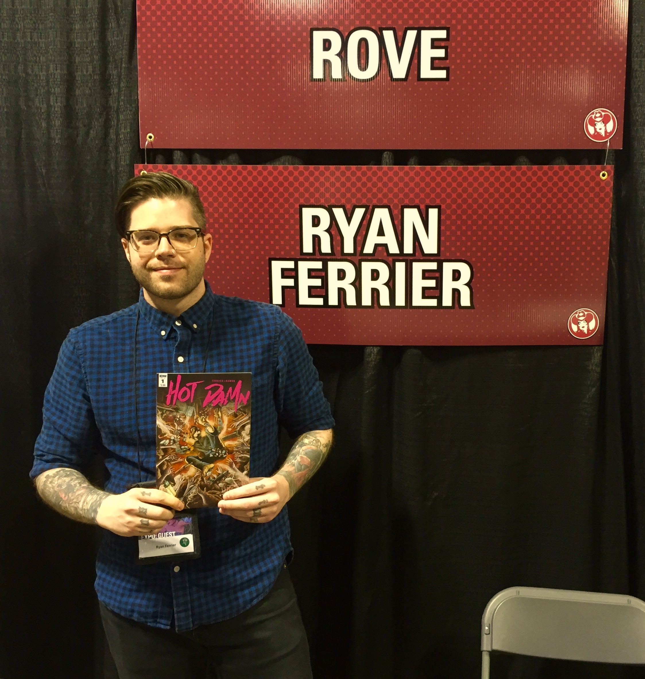 Ryan Ferrier at the 2016 Calgary Expo. (Photo credit: Chris Doucher/GeekNerdNet)