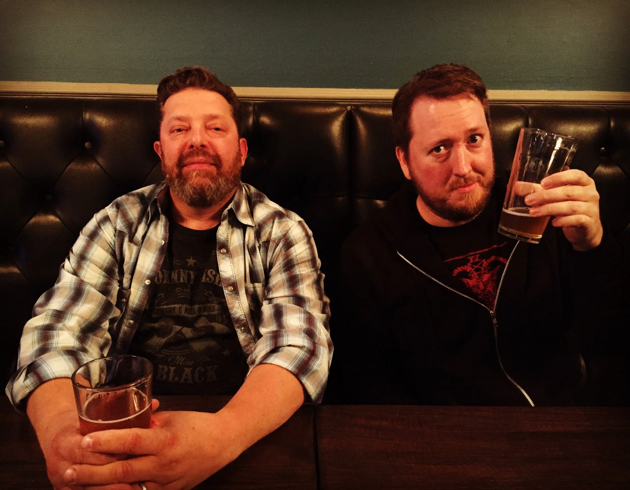 Futility creators (l to r) Rick Overwater and Cam Hayden.   (Photo credit: Chris Doucher for GeekNerdNet.com)