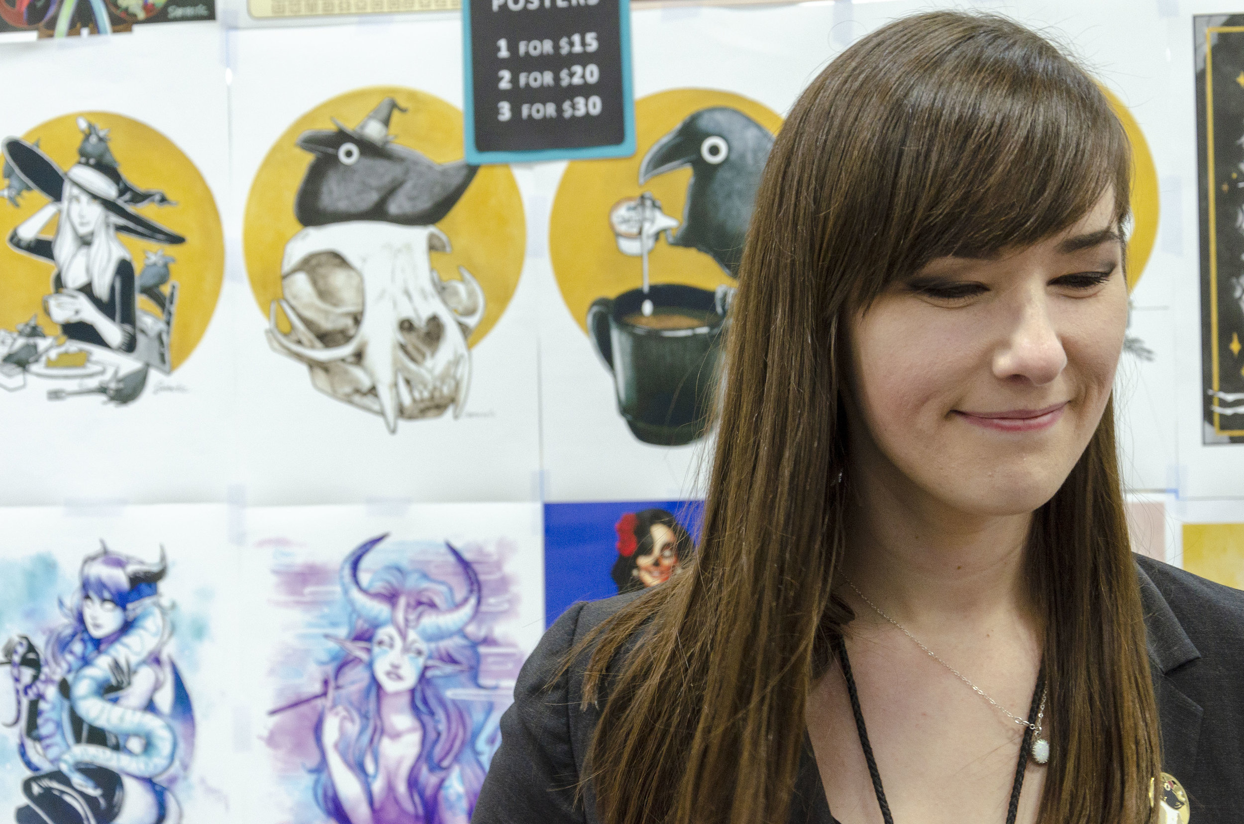 Sabrina “Sabtastic” O’Donnell at Edmonton Expo 2018. (Photo credit: Charles Cousins)