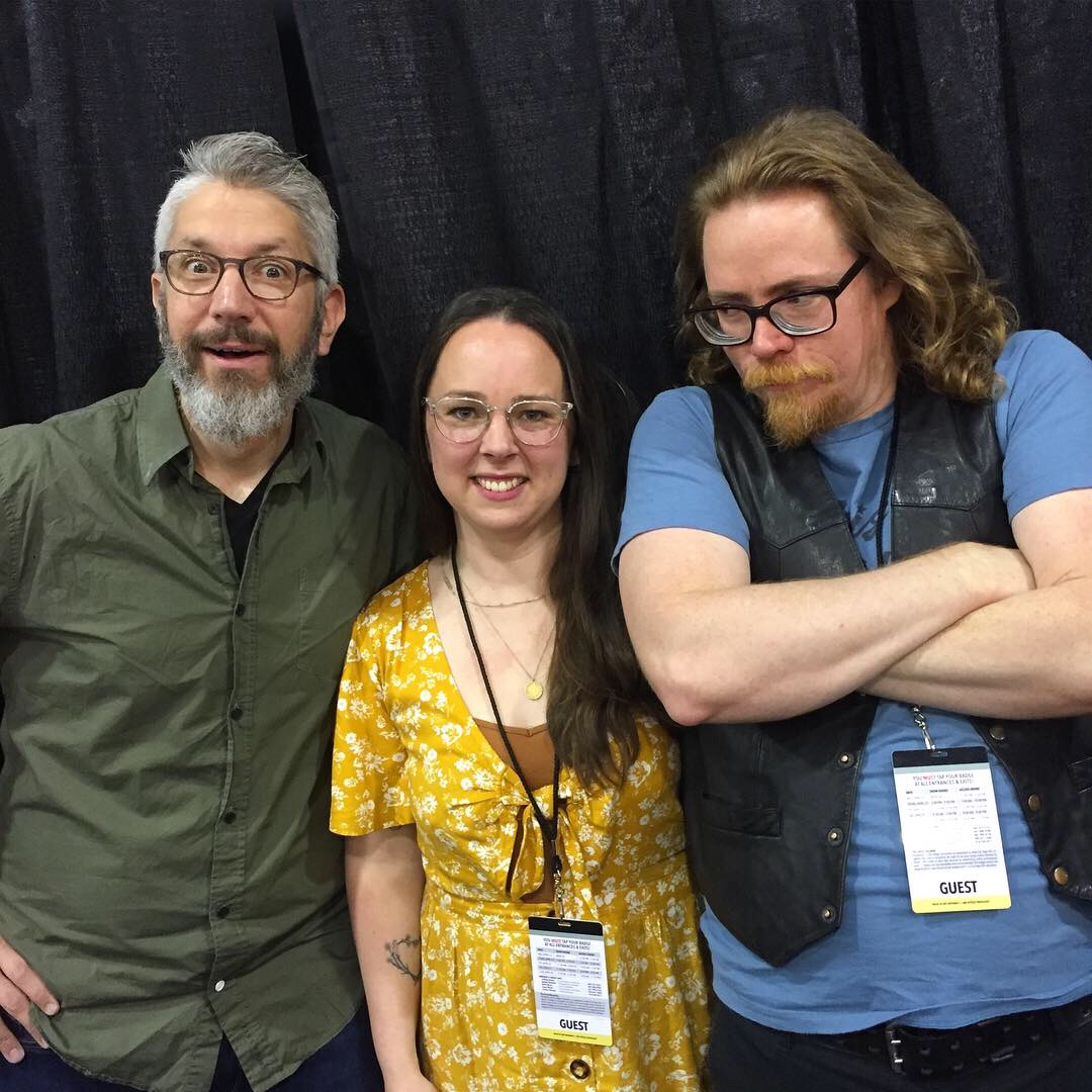 BOOM! Studios' Black Badge Creative Team: Matt Kindt, Hilary Jenkins and Tyler Jenkins 