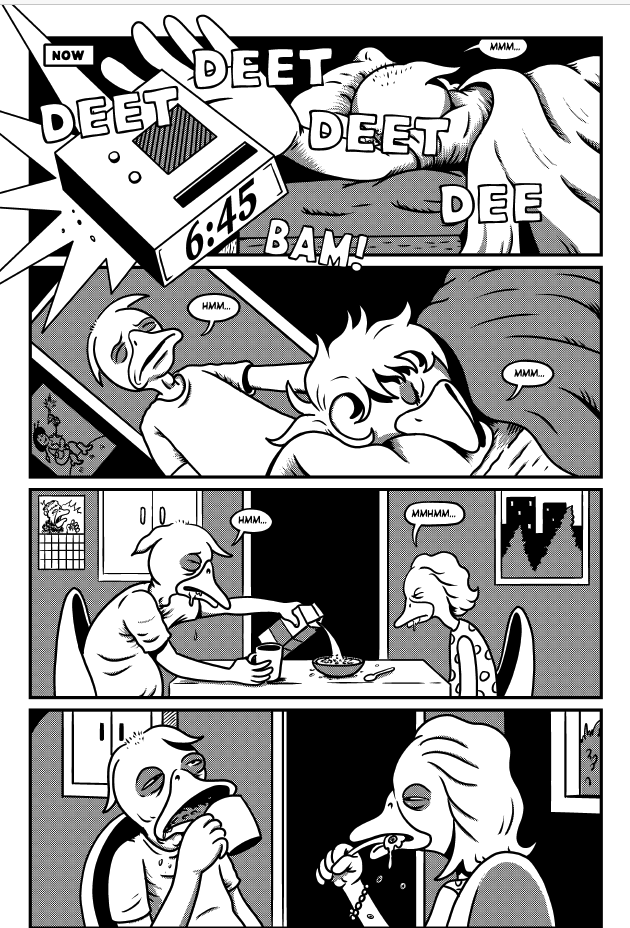 DeathMetalDuck_Issue1_page2_GeekNerdNet.png