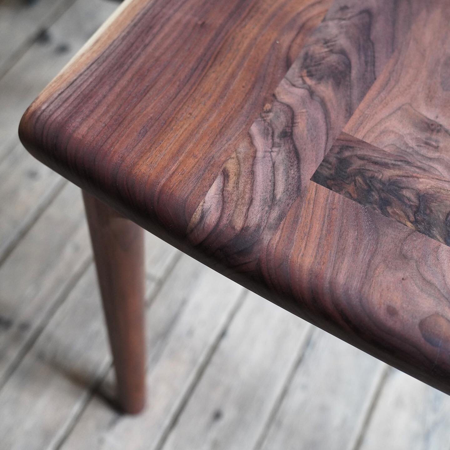 H E I R L O  T A B L E
&bull;built this dining table with my father-in-law from a black walnut tree his parents planted back in 1957.  Please visit our saved stories to see the journey from tree to table!