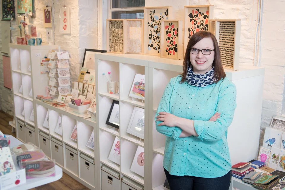 Andrea Rahal at Inkwell Boutique. Photo by Michelle Doucette . 