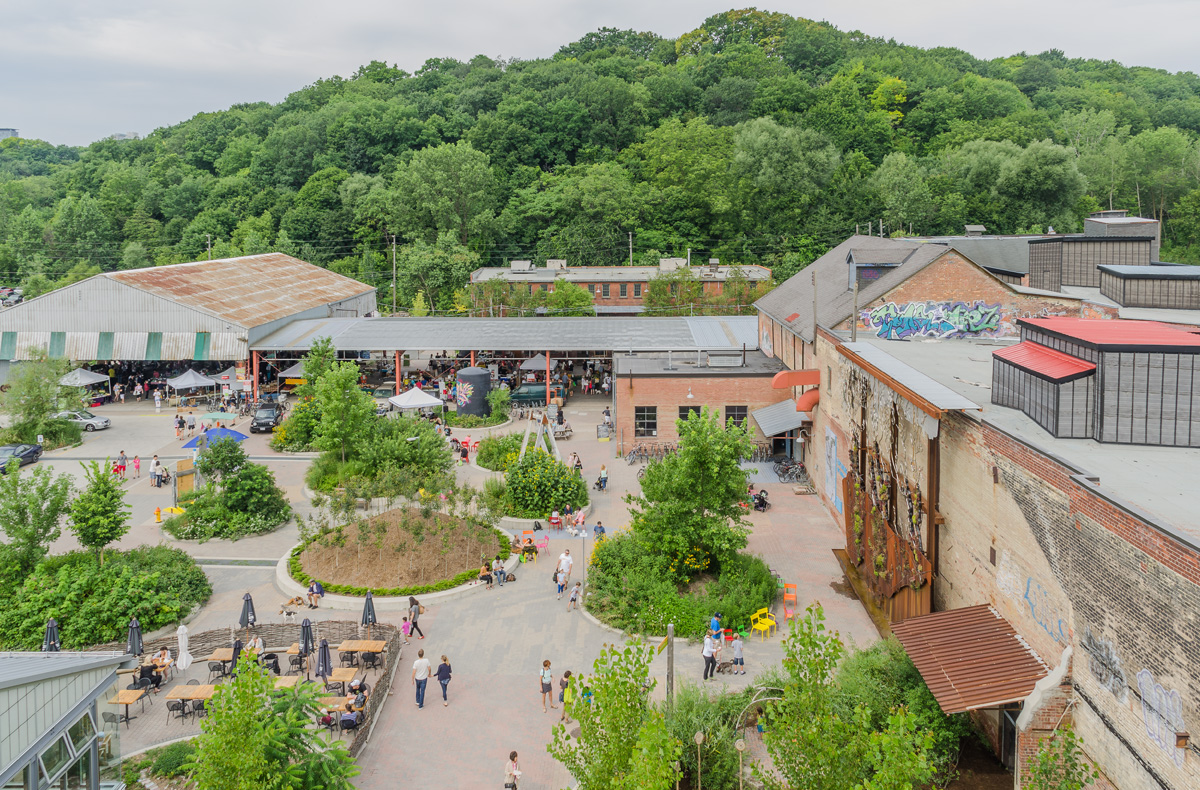 Evergreen Brick Works. Photo by Claude Cormier + Associes.
