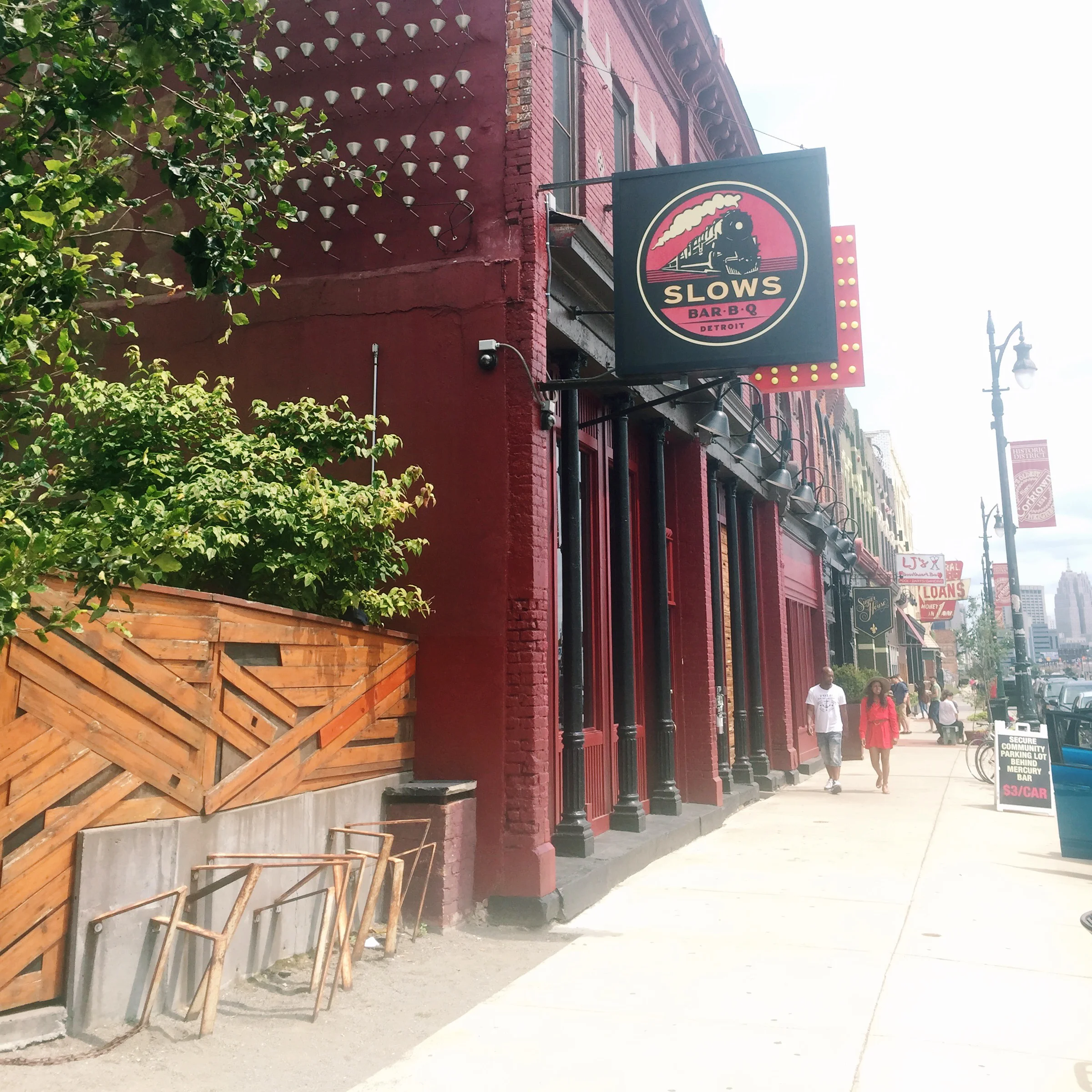 Slows Bar B Q in Corktown. 
