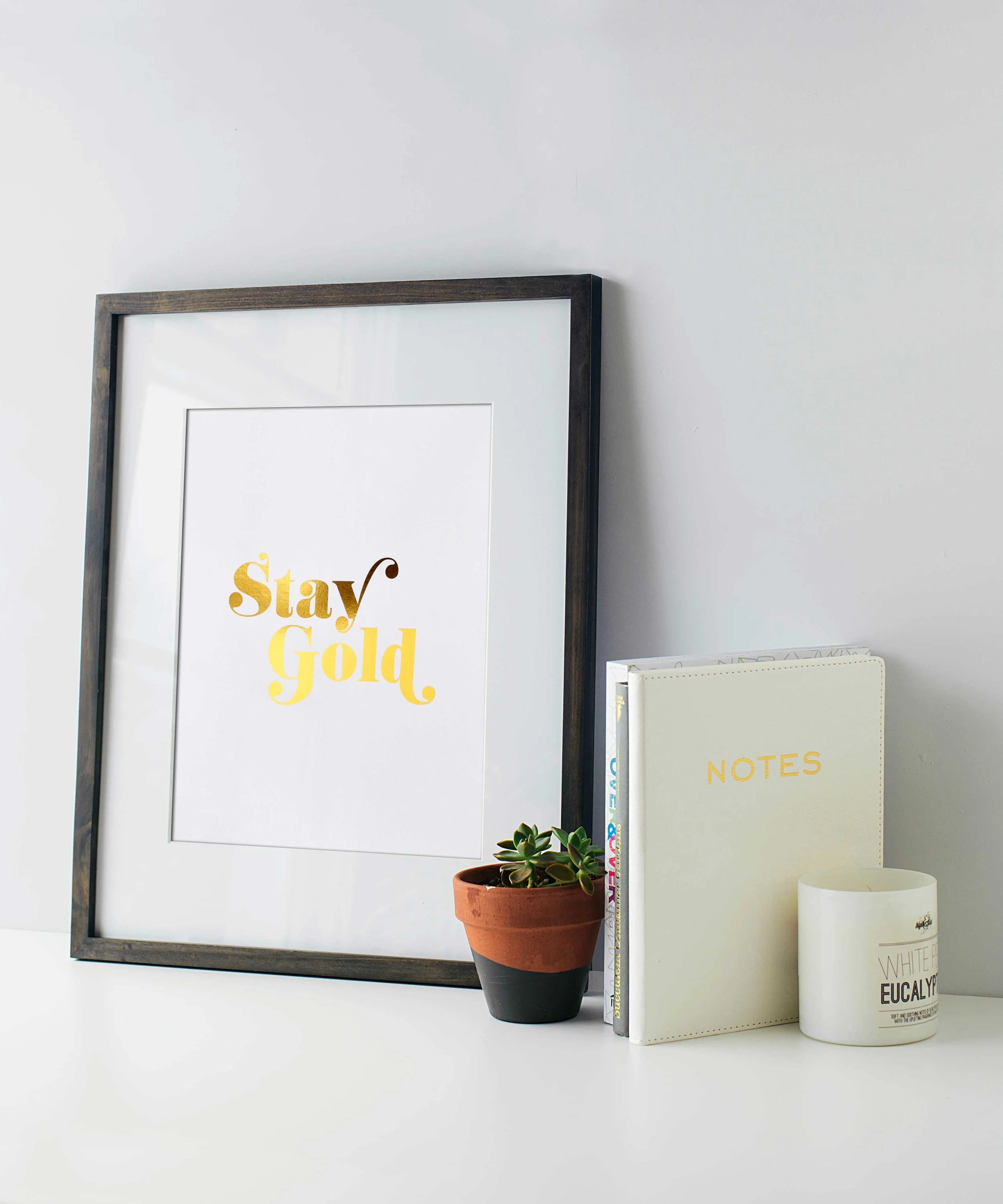 Stay Gold Art Print
