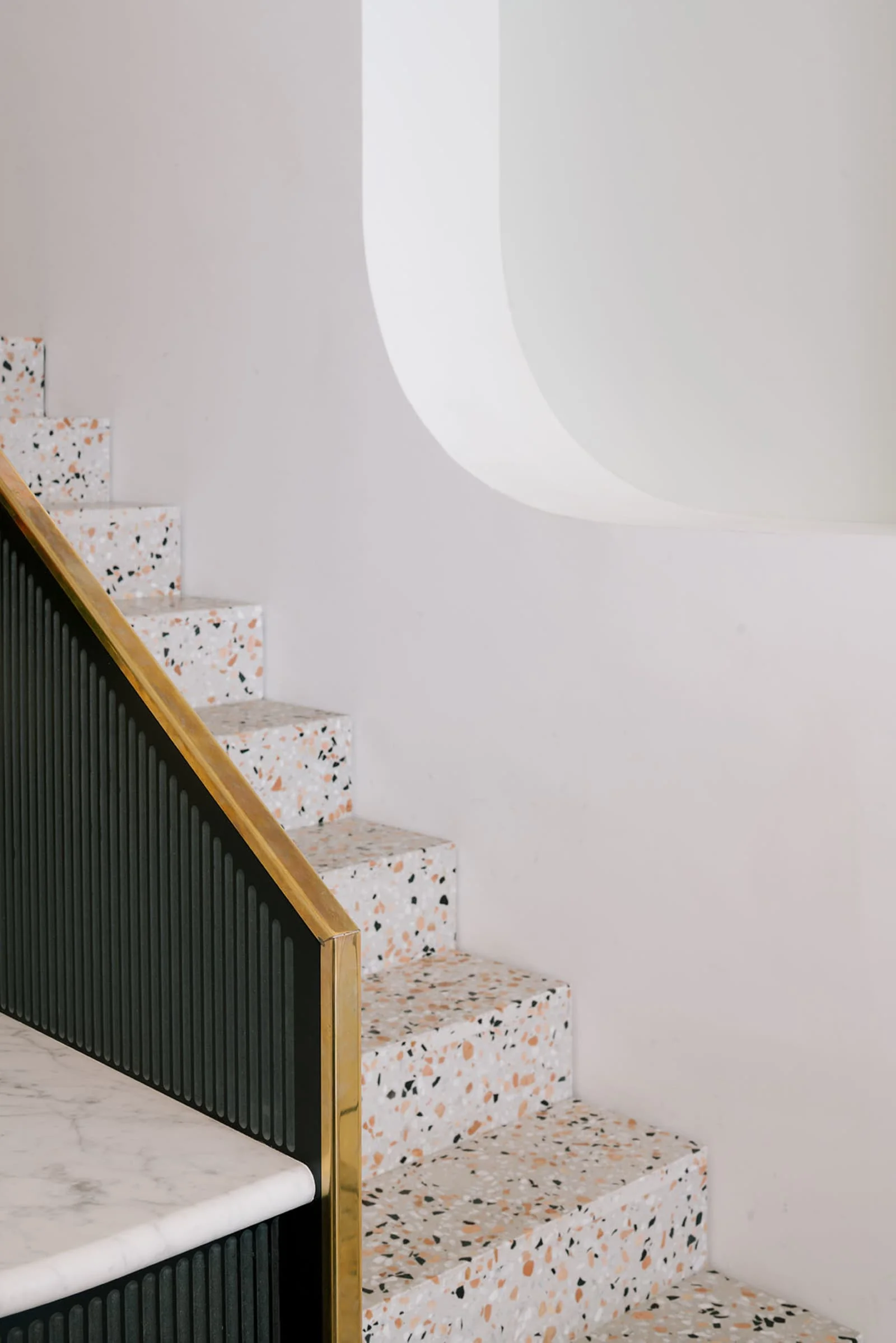 Cafe Paradiso Terrazzo Stairs