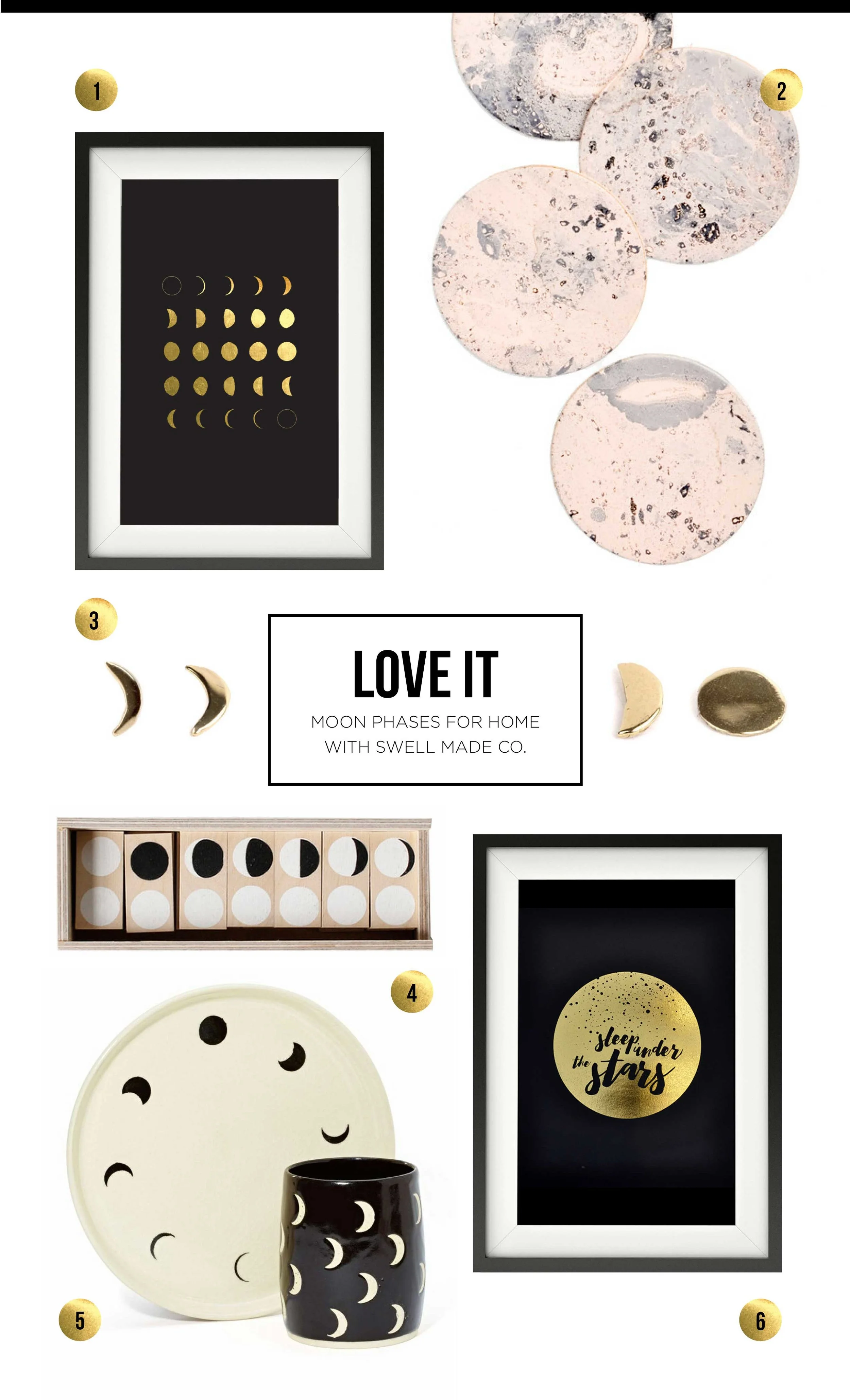 LOVE IT | Moon phases for the home with Swell Made Co.