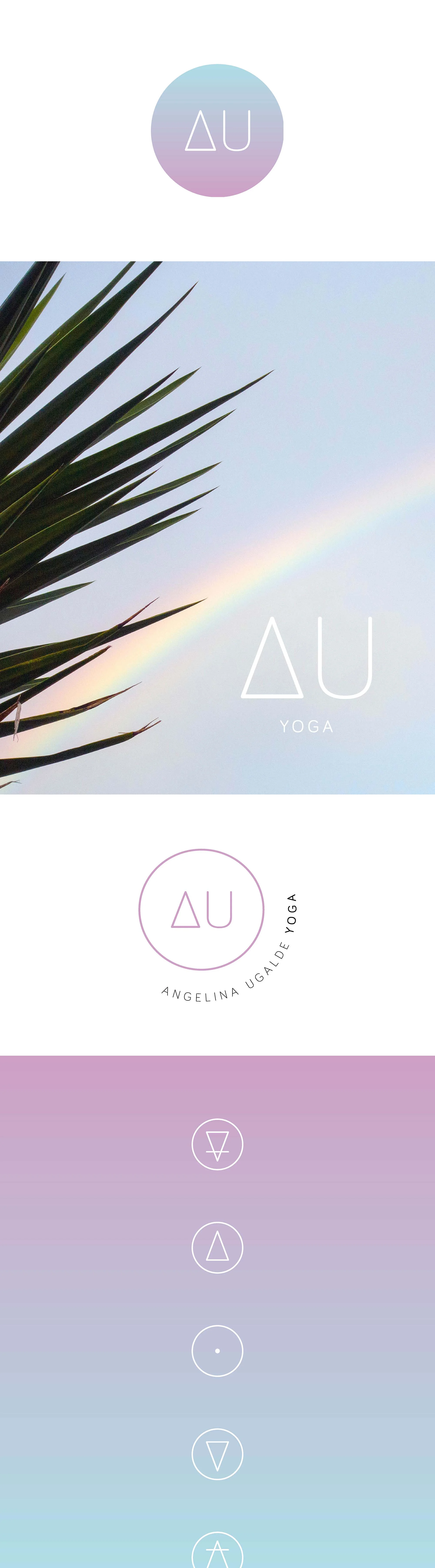 AU Yoga Conceptual Brand Development | A design project by Swell Made Co.