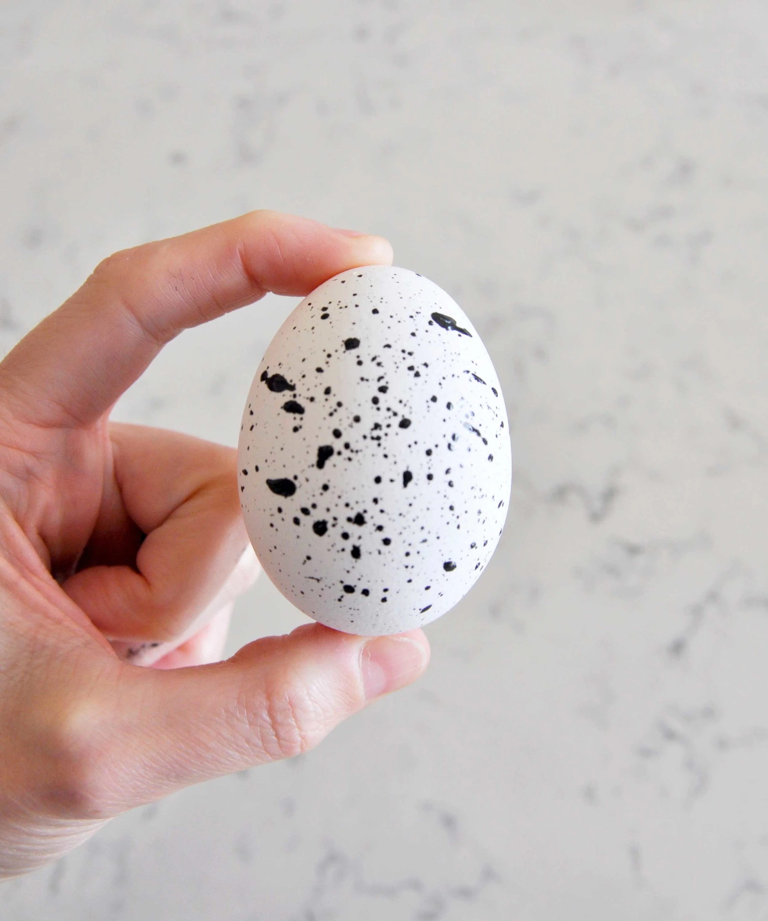 See? Anything can be splatter painted. You can also try an Easter egg DIY with Sharpies .