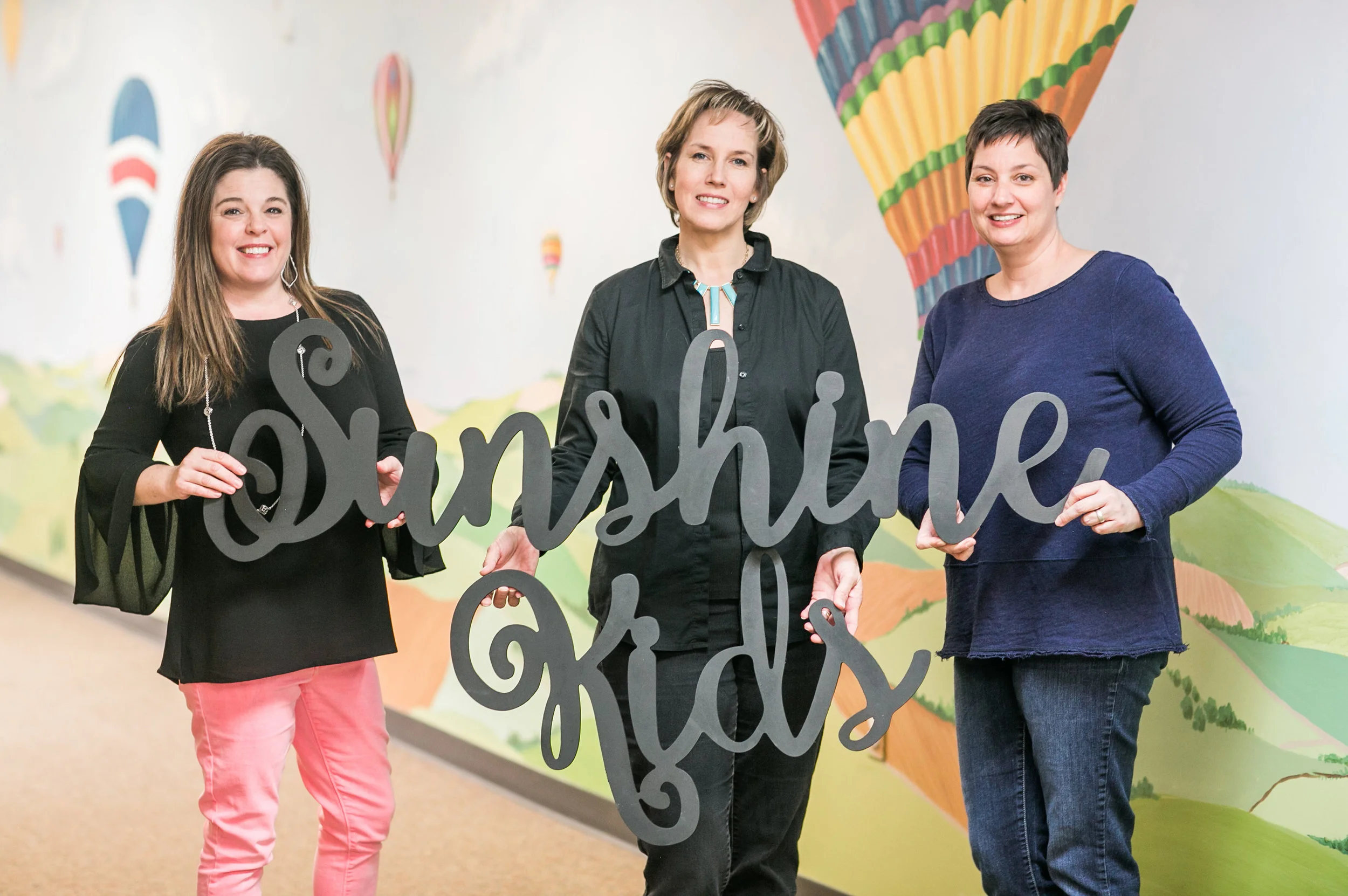 Amy Stewardson, Jean Abeldt, and Caryn Terrell
