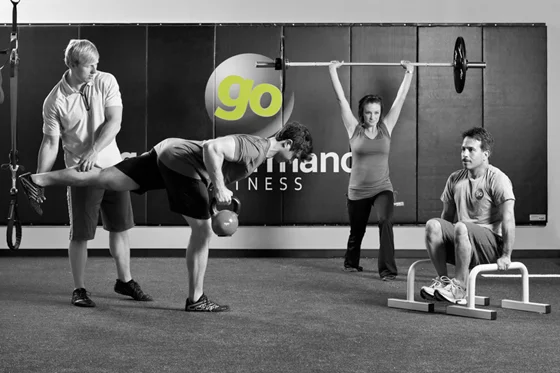 goStrength Training Enjoy the benefits of working with Fitness professionals while sharing the cost with other clients. A great way to get the special attention from a fitness coach to focus on more technical exercises while being pushed to make results a bigger part of your time spent in the gym.