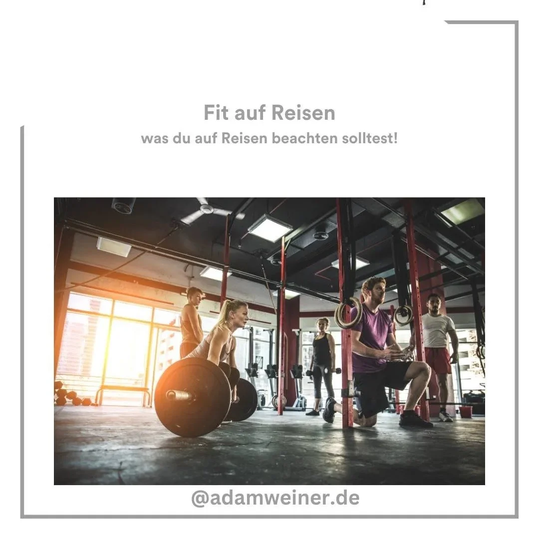 Fit auf Reisen!