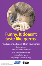 "Funny, it doesn't taste like germs." English (48 KB) Spanish (305 KB)