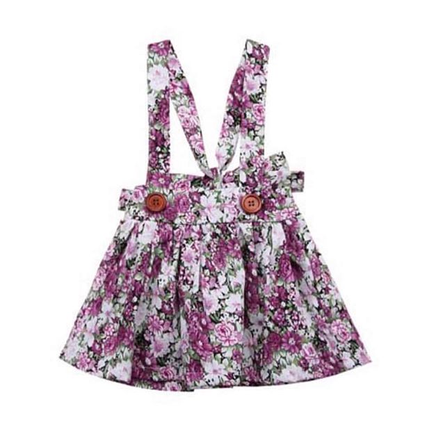 NEW FOR SPRING! 🌷Adjustable floral overall skirts! 🌿 Available in sizes 6M-4T in color's Rosily, Peony and Posie, $15! 🌸 Use code: SPRINGBREAK for free shipping!