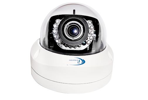 i3 International Indoor Colour Vandal Proof Dome Camera White Di721 Series 