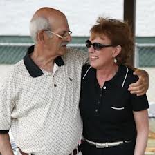 Uncle Russell and Aunt Joyce at the dedication of the Russ Monbleau Youth Sports Complex.