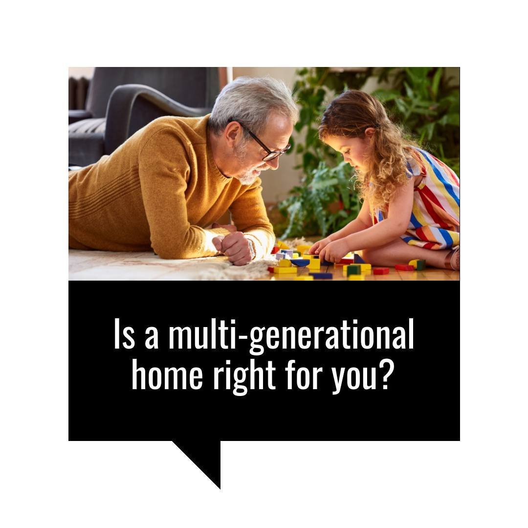 AvenueSTL.com

Is a Multi-Generational Home Right for You?

Ever thought about living in the same house with your grandparents, parents, or other loved ones? You're not alone. A lot of people are choosing to buy multi-generational homes where everyon