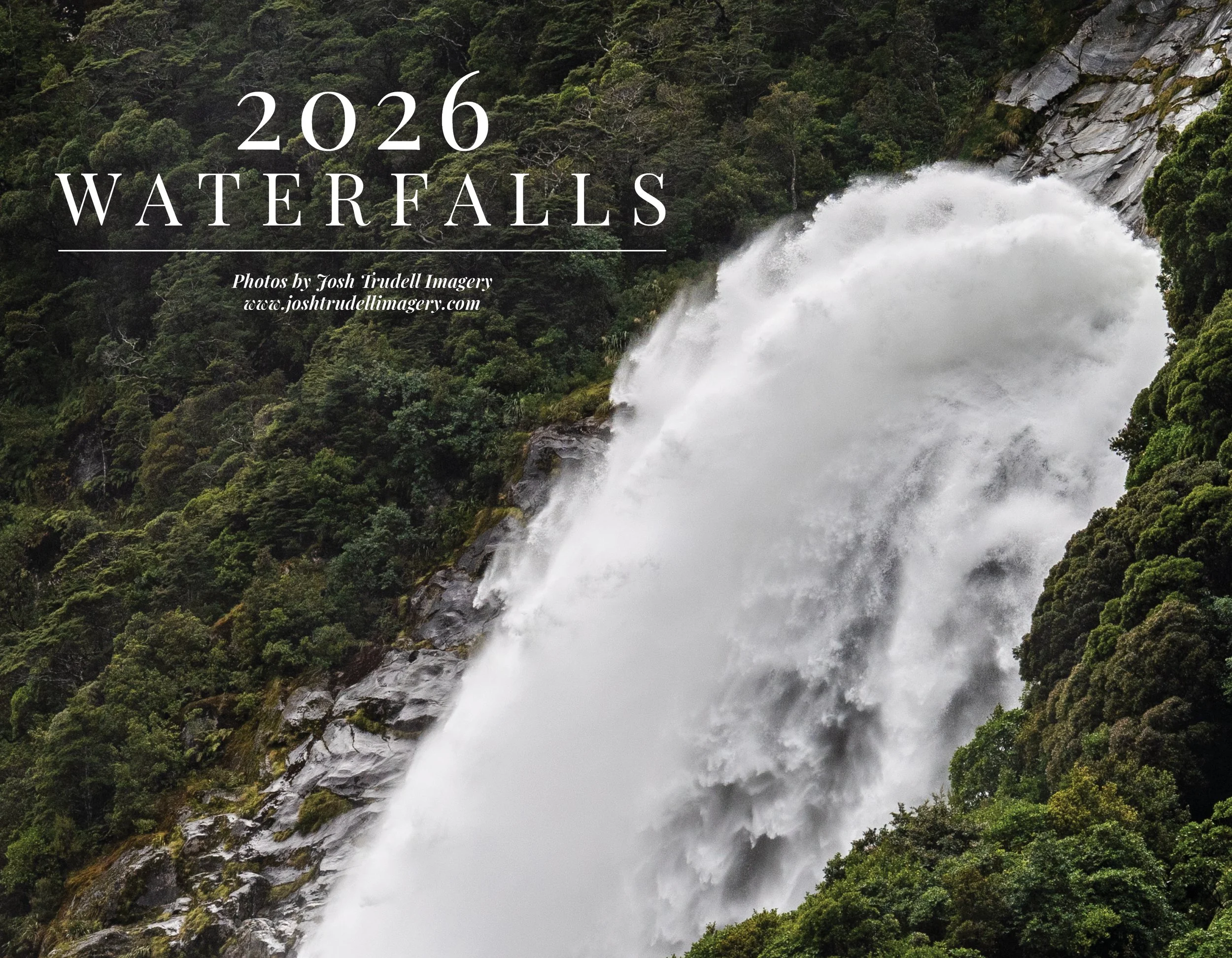 2026 Waterfalls Calendar