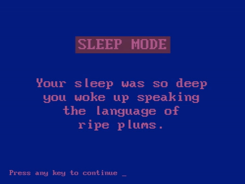 Computers have really juicy dreams.