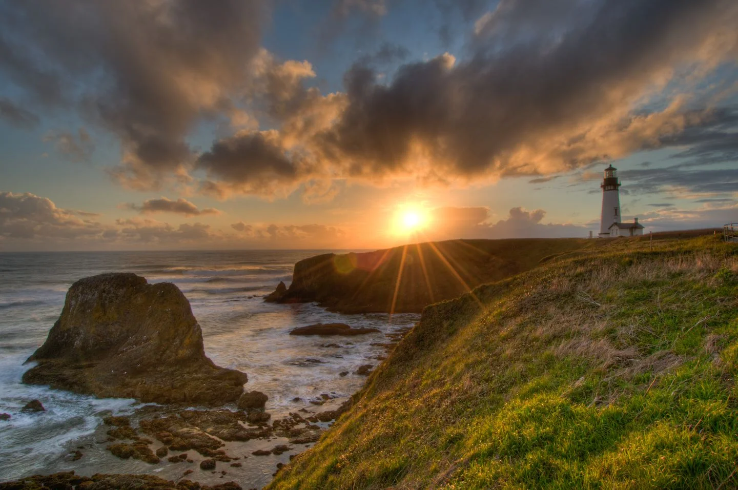 Yaquina Head Lighthouse. Photo by Chad Case, Chad Case Photography & Video, April 2008