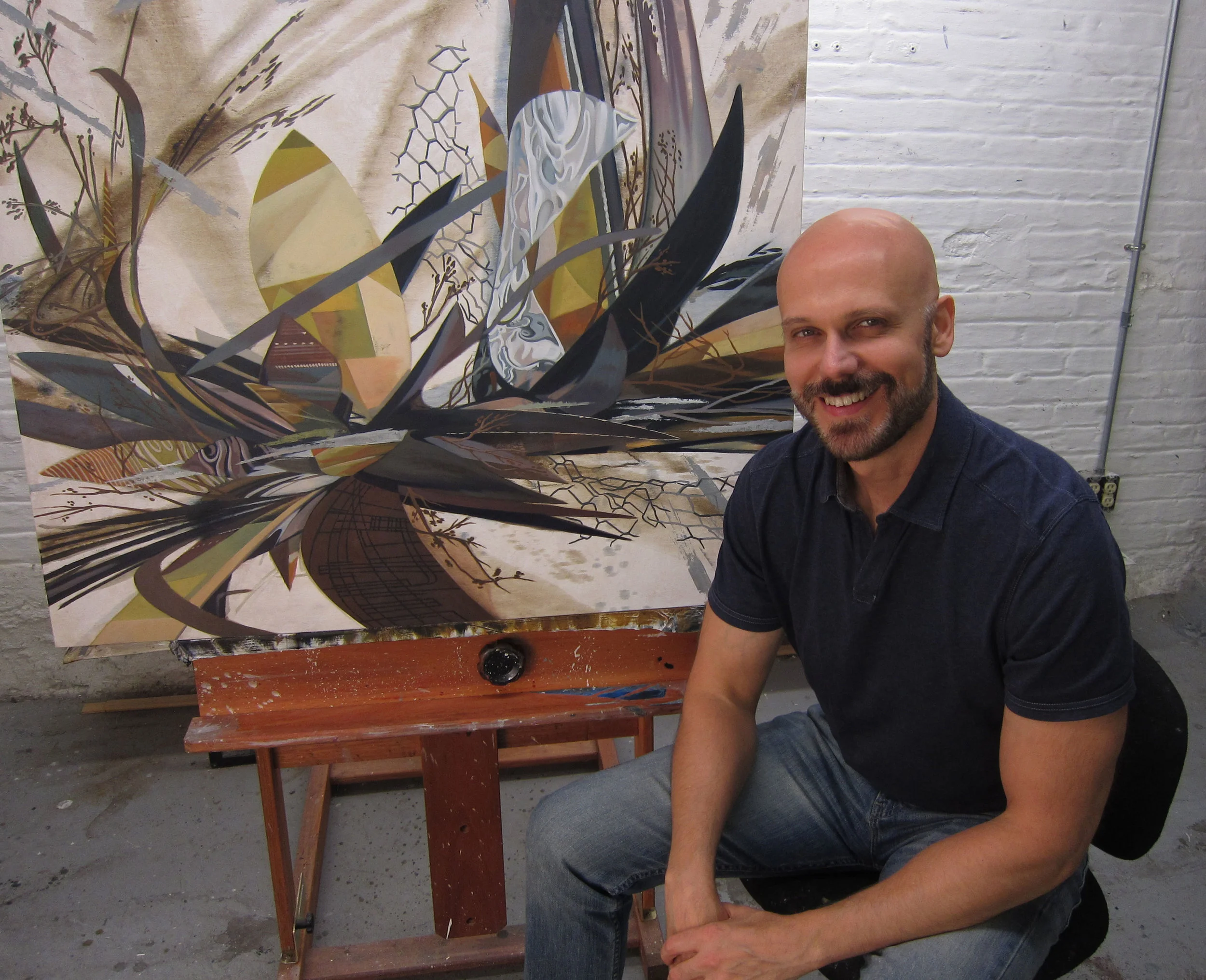 Robert in his studio