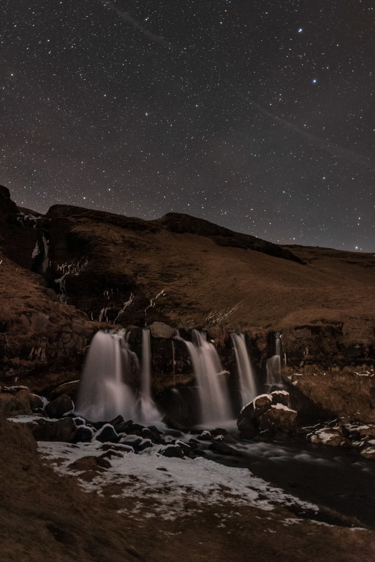 Iceland at night