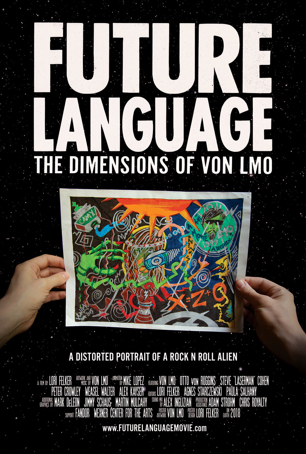 Future Language: The Dimensions of VON LMO poster.