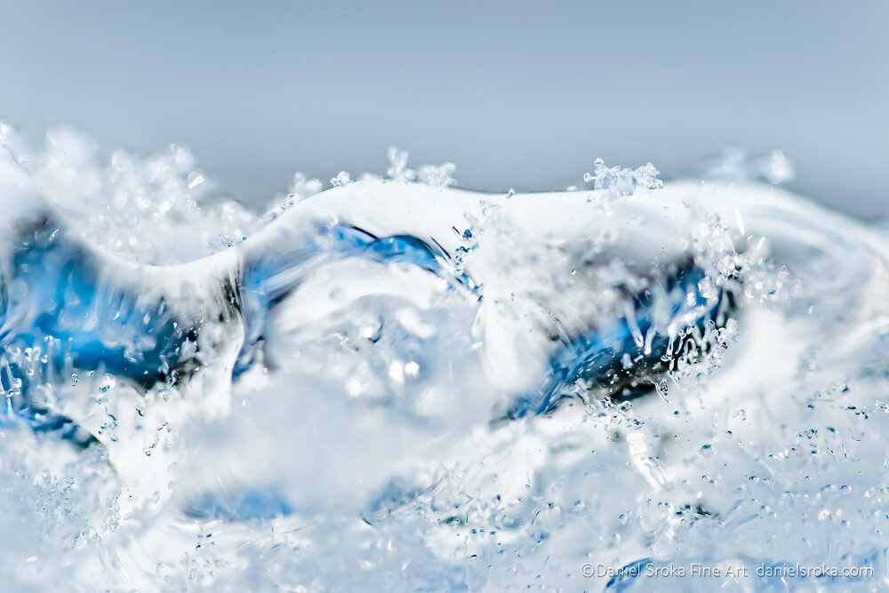 Ocean Storm (an abstract of melting ice)