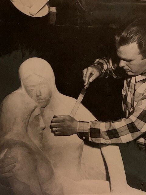 Sculptor at Work