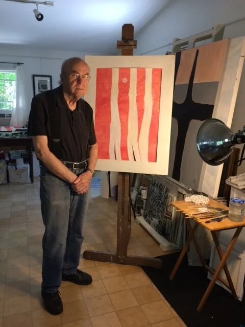  Her dad in his studio. Current 