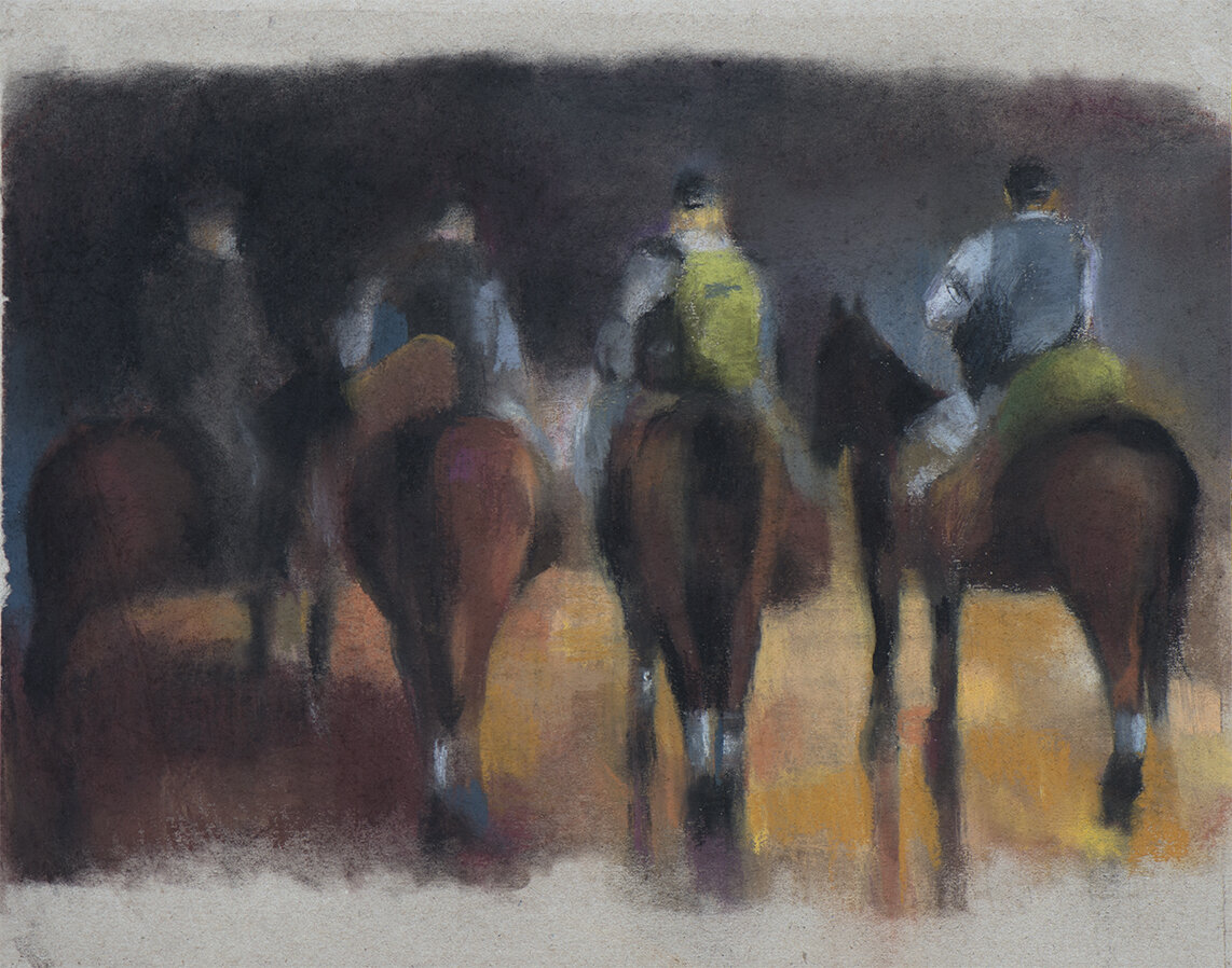 Horses in Pastel (SOLD)