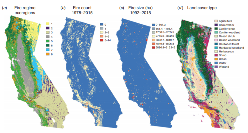 Forecasting Fire Regime Changes By Mapping Driver Changes Across California: Research Brief 