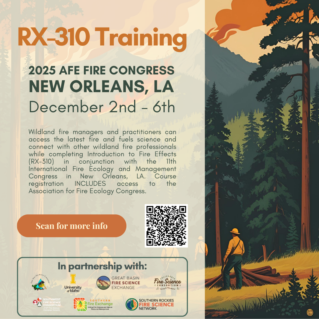 NWCG RX-310 Course at the Association for Fire Ecology Congress