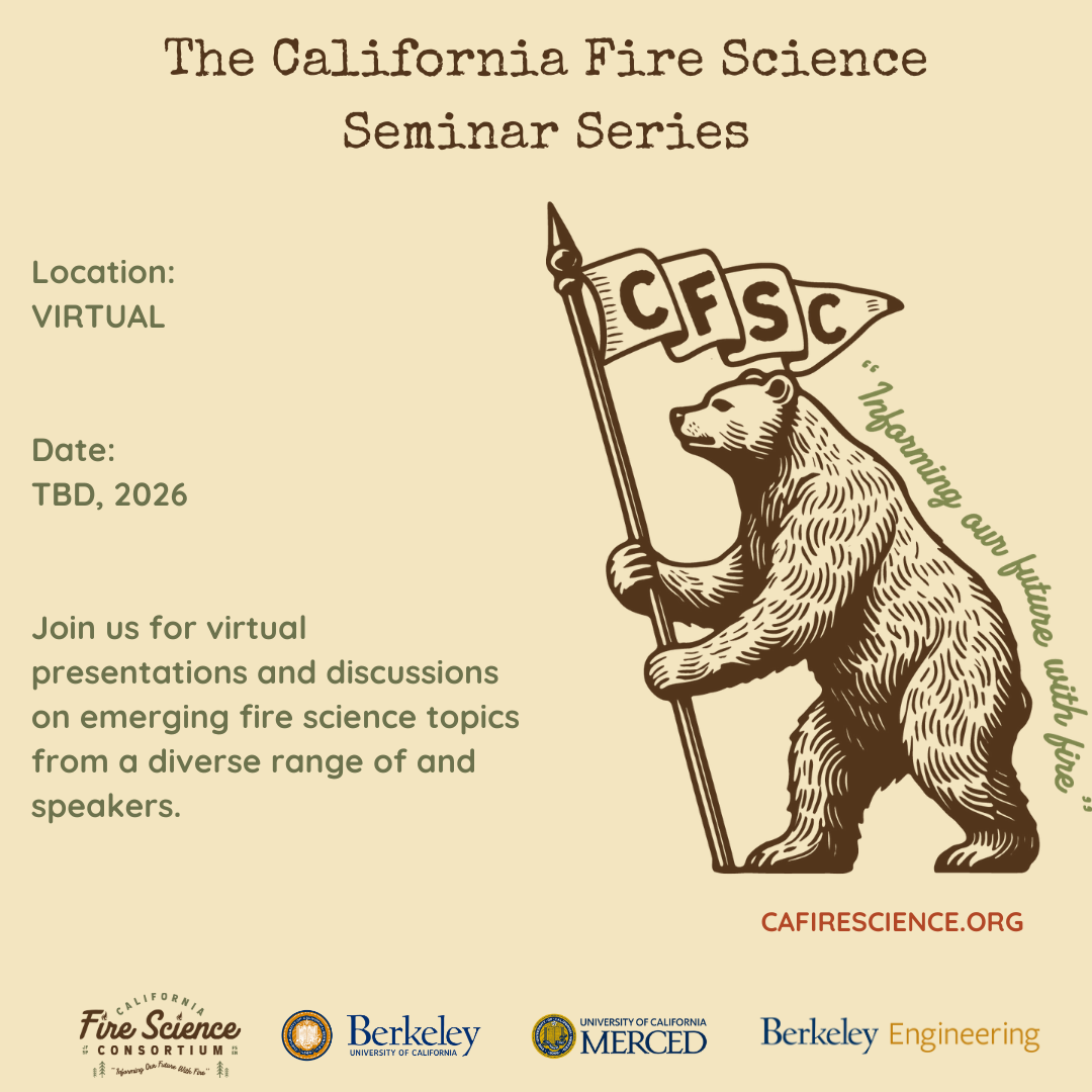 The 2026 California Fire Science Seminar Series