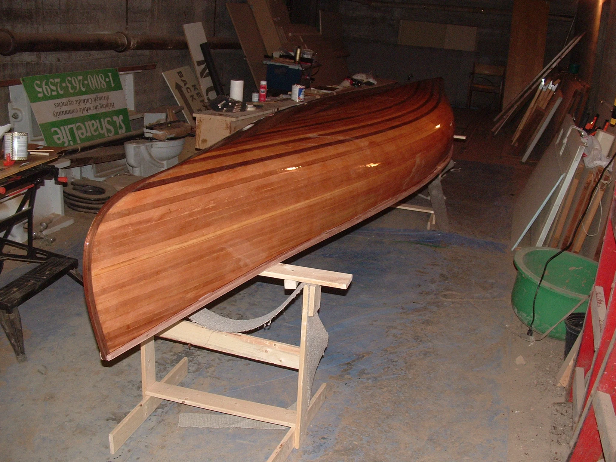 Varnished