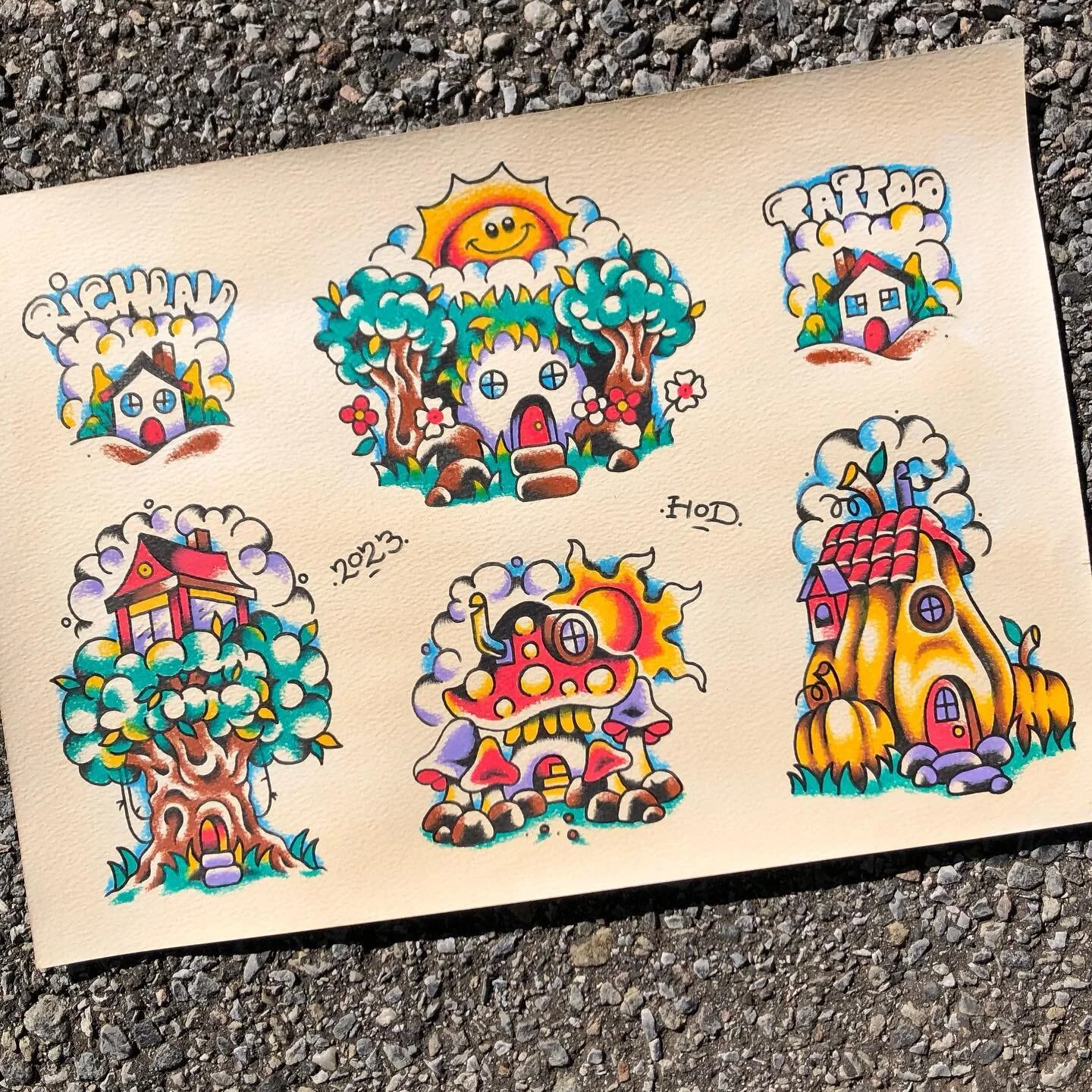 Some houses that need a home 🏡 @houseofdaggerstattoo