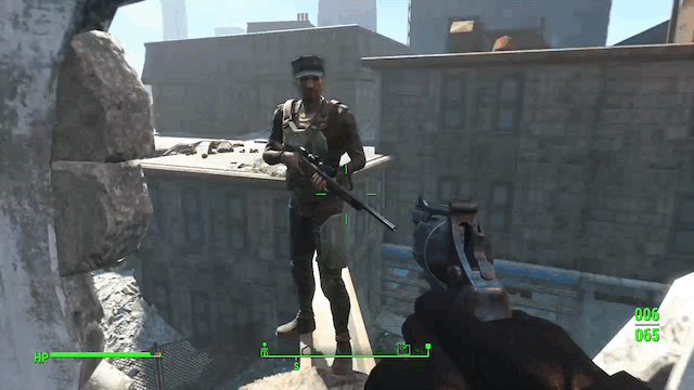 Putting the "fall" in Fallout guys I just thought of that and typed it don't even care