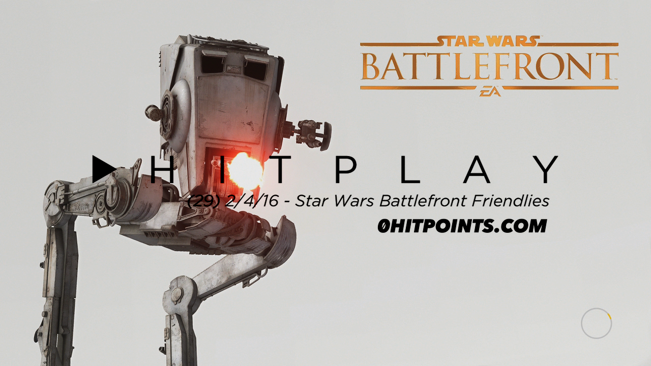 Hitplay #29 is Battlefront Friendly
