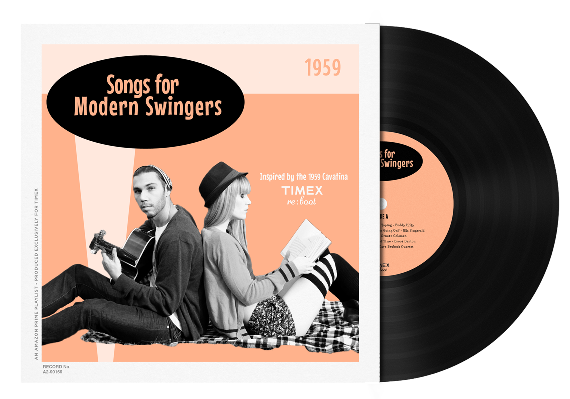 A 50's playlist will be released on Spotify as well as on Vinyl, the popular media of the 50's.
