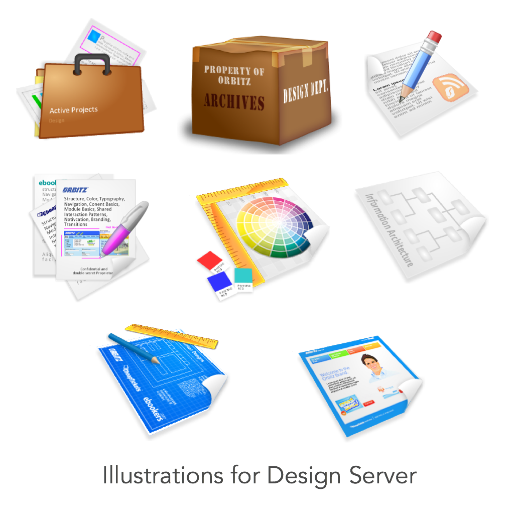Orbitz Design Server Icon Exploration