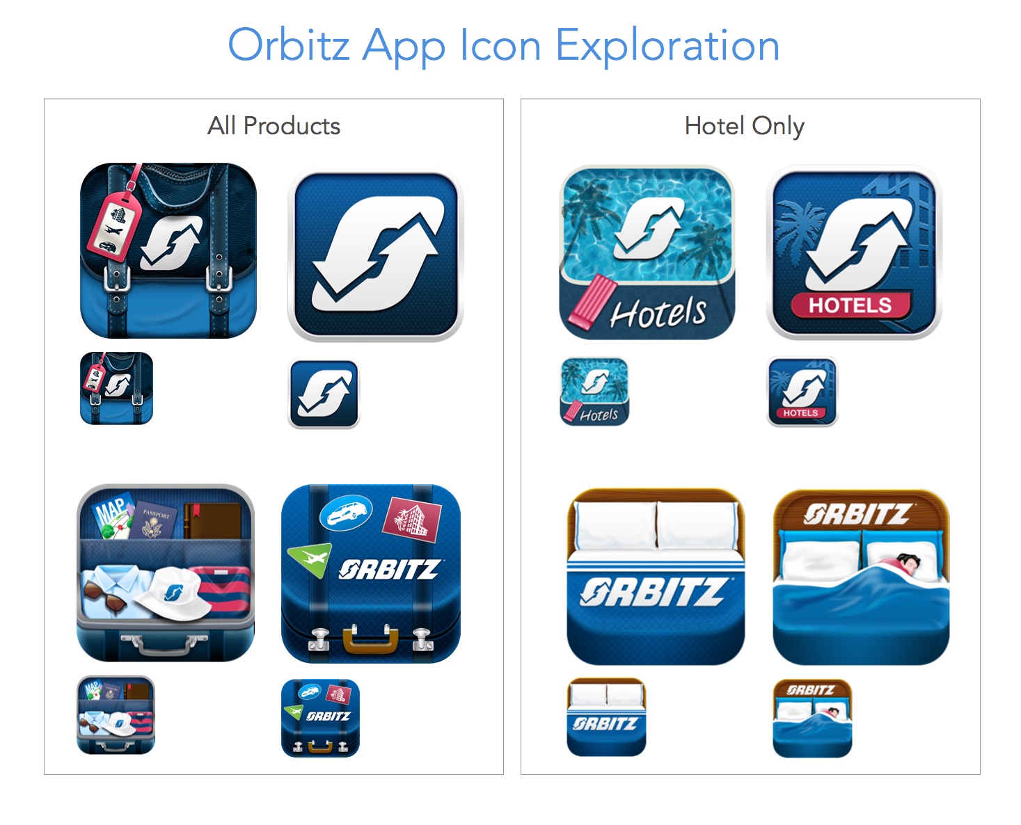 Orbitz App Icon Exploration