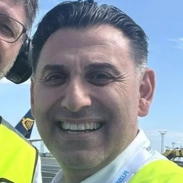 Picture of Mehmet Alatas in Copenhagen Airport, Mehmet is Pluspartners Operations Manager in Copenhagen Airport CPH.