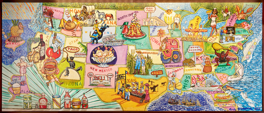 Part of "The History of the World" by Red Grooms