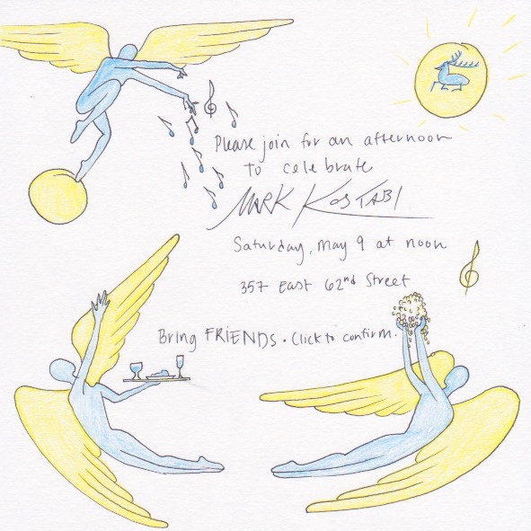 Invitation collaboration with Mark Kostabi