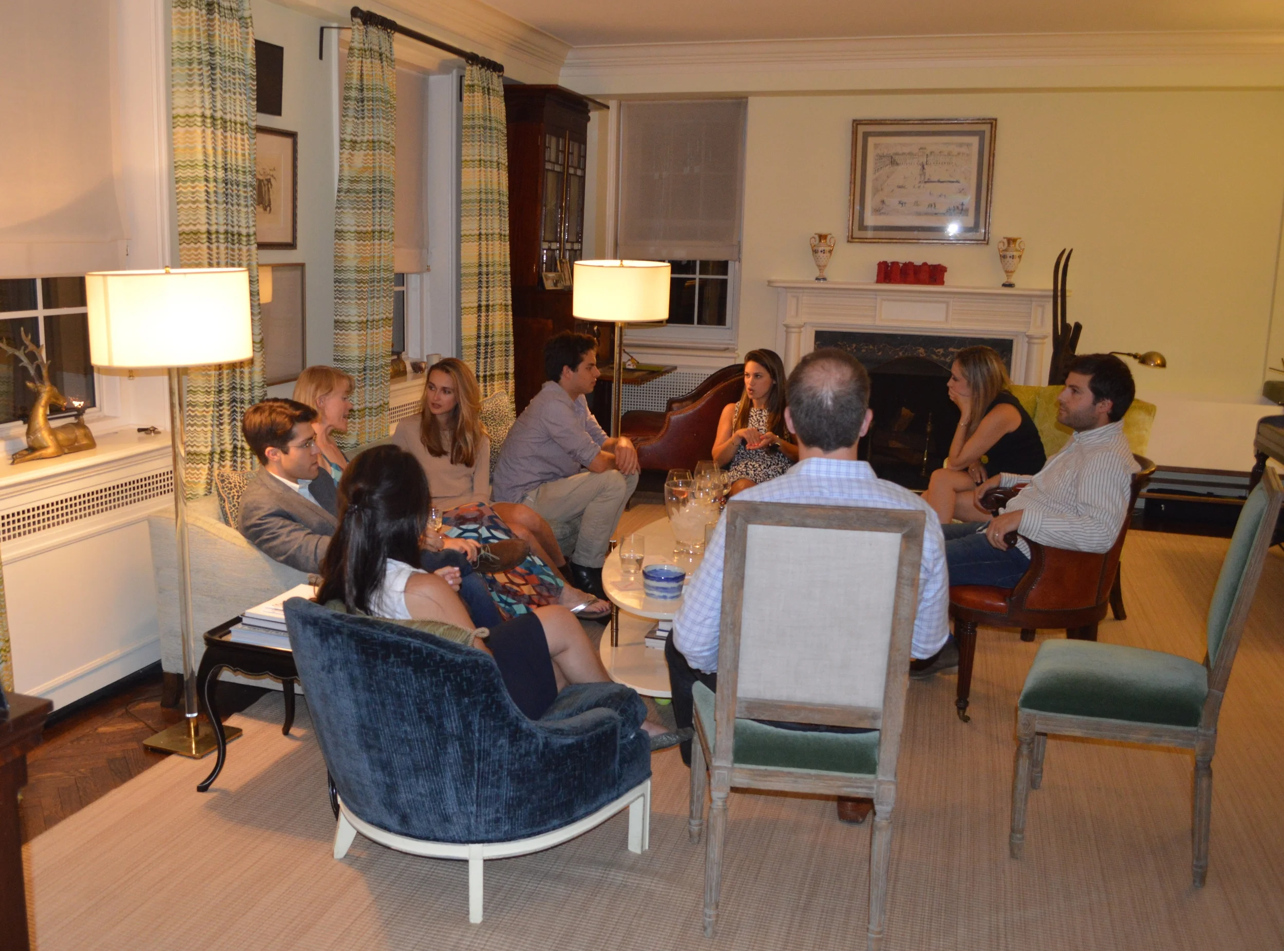 Members and Guests with Jack and Dolly Geary