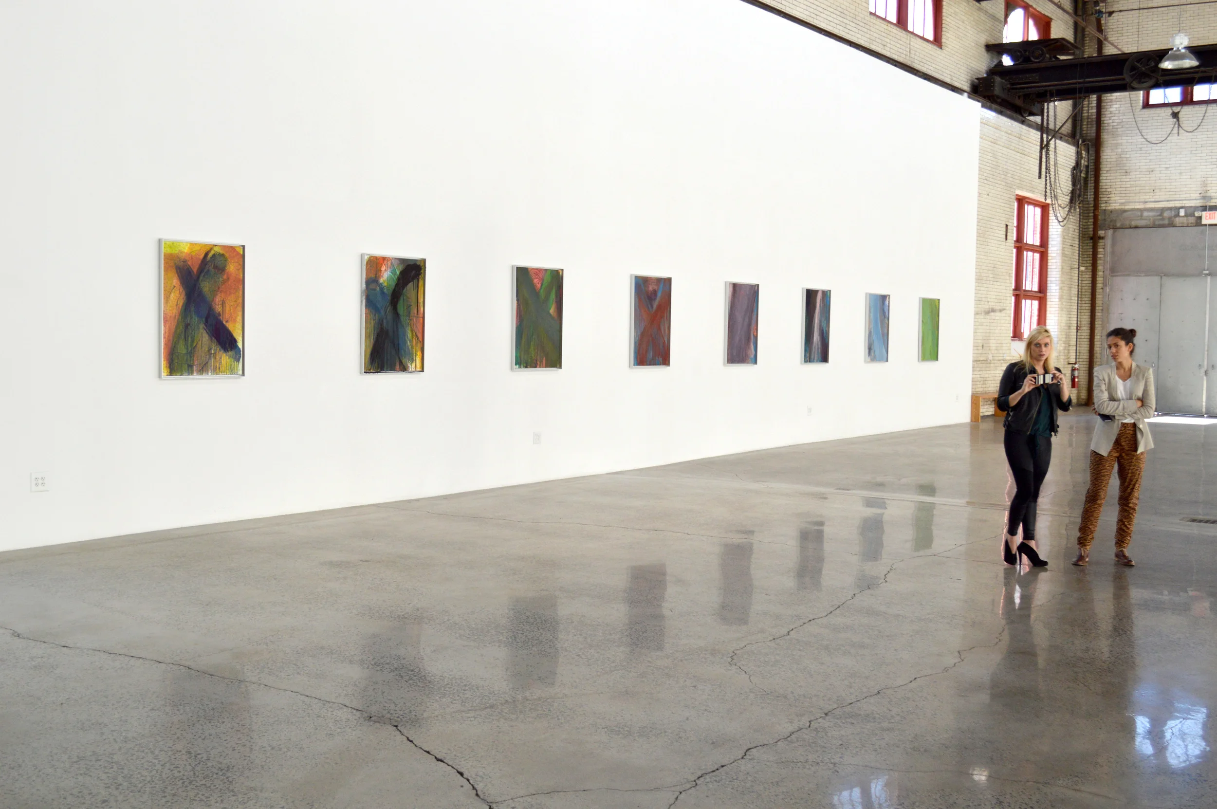 Installation shot: Arnulf Rainer, presented by the Ayn Foundation
